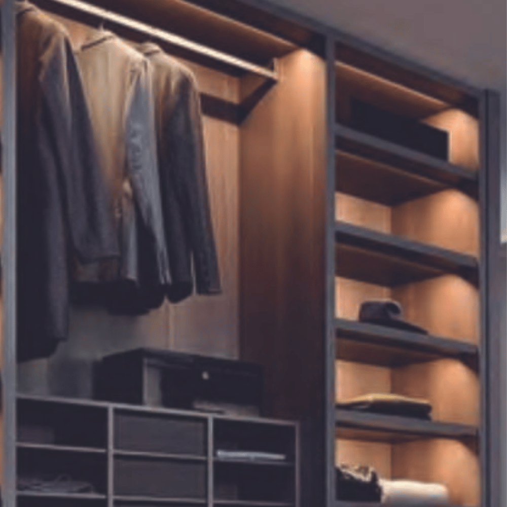 tira led inclinada Tira LED inclinada - Armarios NCA